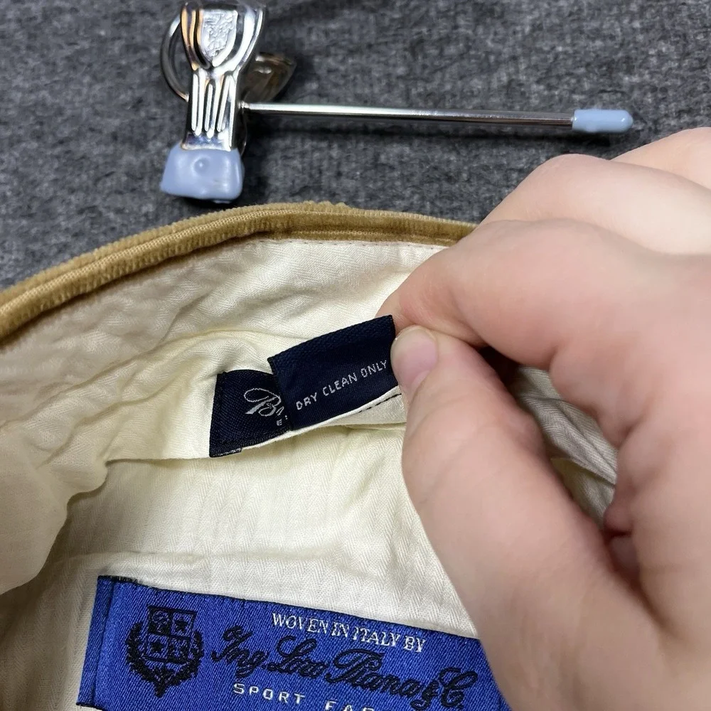 Brooks Brothers x Loro Piana Corduroy Trousers Mens 36x32‎ Pleated Cuffed Canada